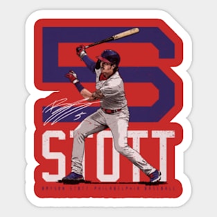 Bryson Stott Philadelphia Bold Number Sticker